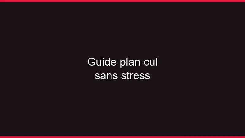 Guide du plan cul sans stress